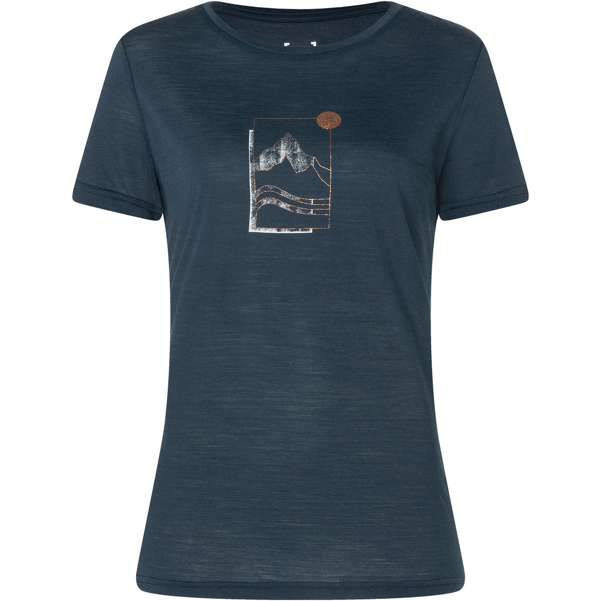 Bergzeit Basics Damen Super.Natural Mountain Sheet T-Shirt von Bergzeit Basics
