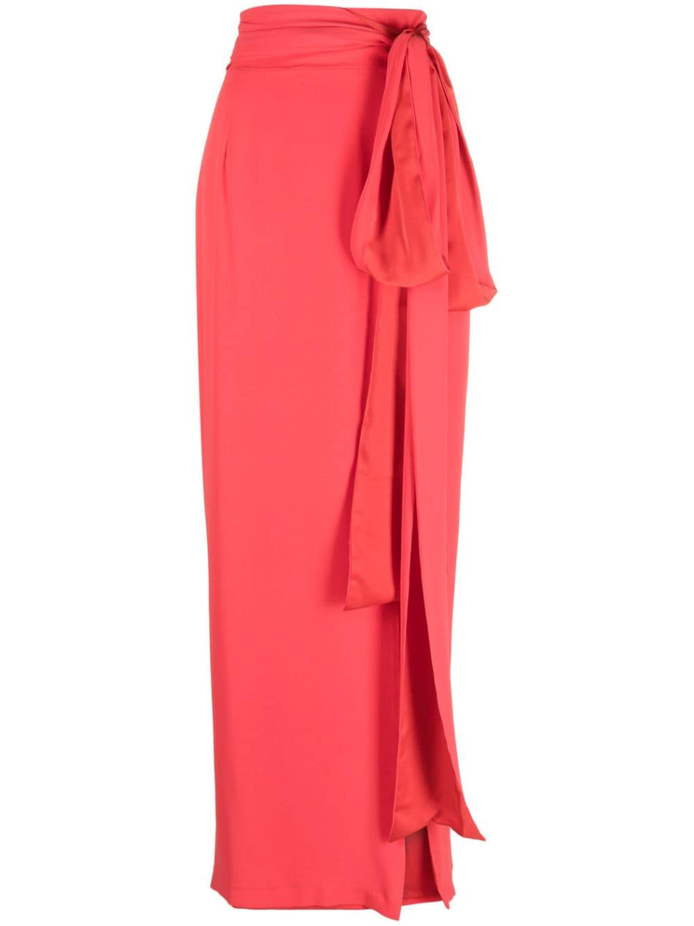 Bernadette Bruce tie-waist maxi skirt - Red von Bernadette