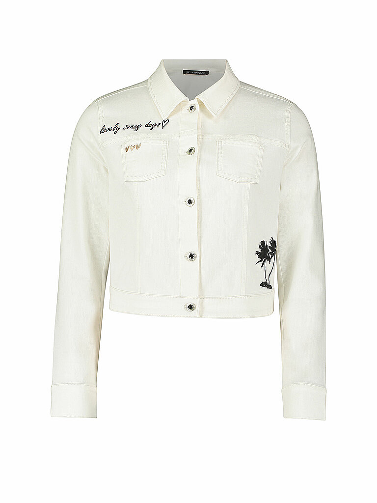 BETTY BARCLAY Jeansjacke  weiss | 42 von Betty Barclay