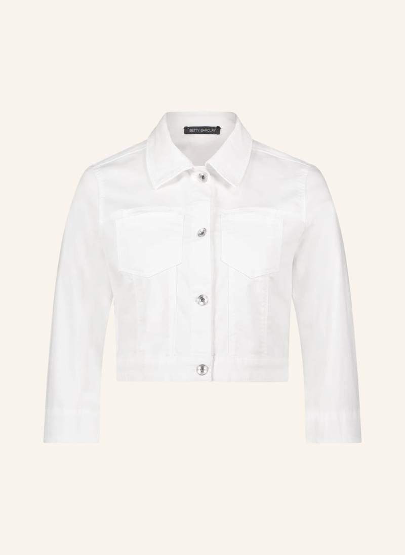 Betty Barclay Cropped-Jeansjacke Mit 3/4-Arm weiss von Betty Barclay