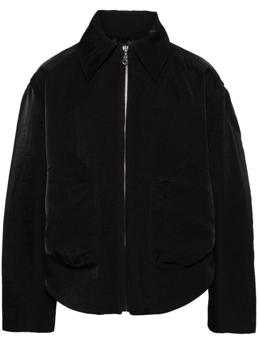 Bianca Saunders Larent drop-shoulder bomber jacket - Black von Bianca Saunders