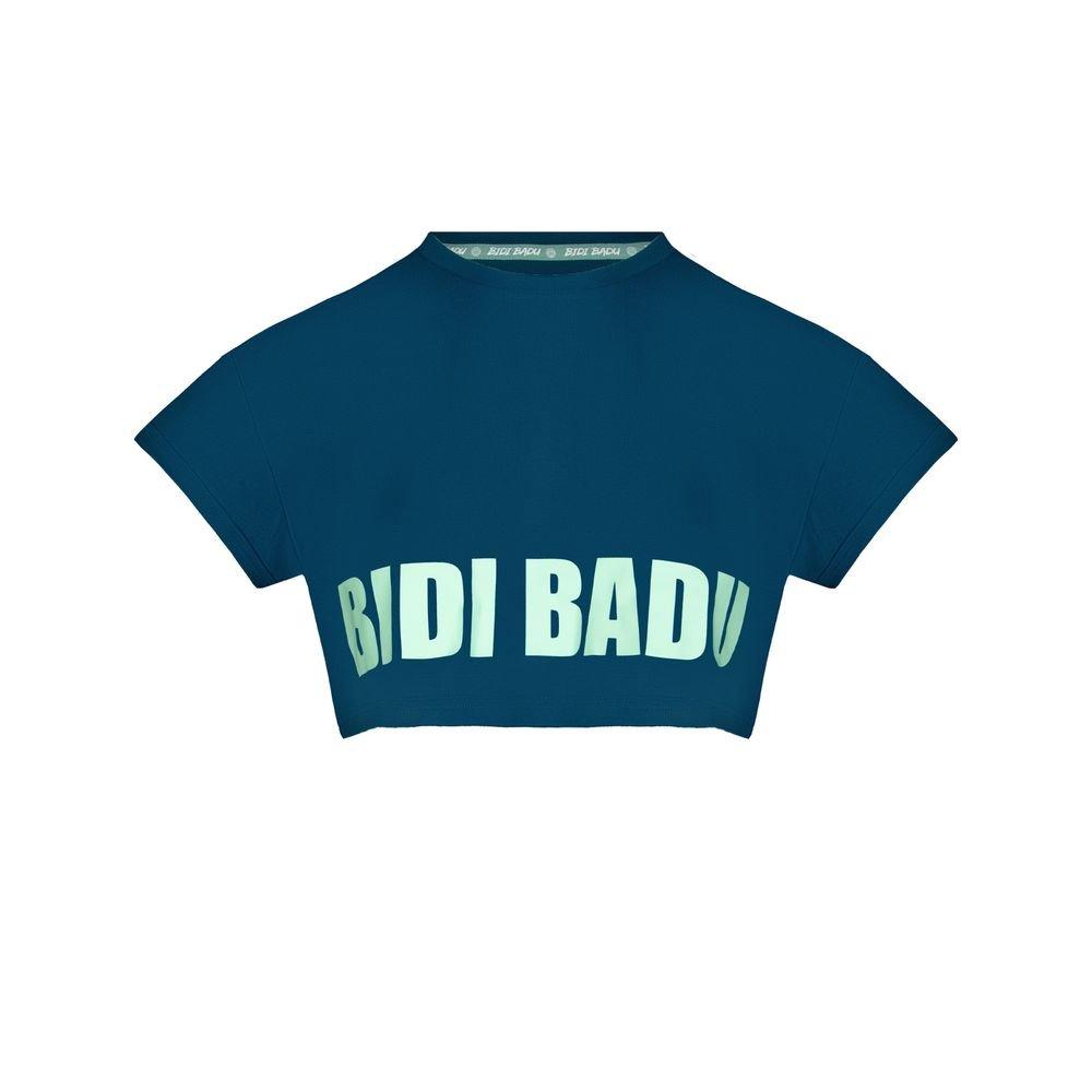 Abdominis Crop Move T-shirt - Petrol Unisex  S von Bidi Badu