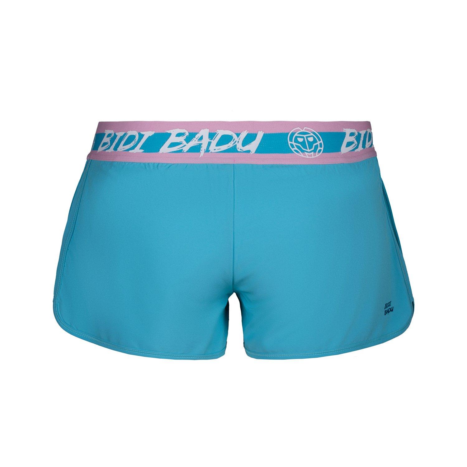 Cara Tech 2 In 1 Shorts - Aqua/weiss Mädchen Weiss 164 von Bidi Badu