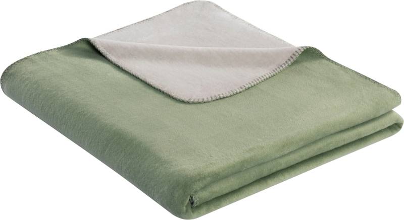Biederlack Wohndecke »Duo«, mit unifarbener Wendeoptik, Kuscheldecke von Biederlack