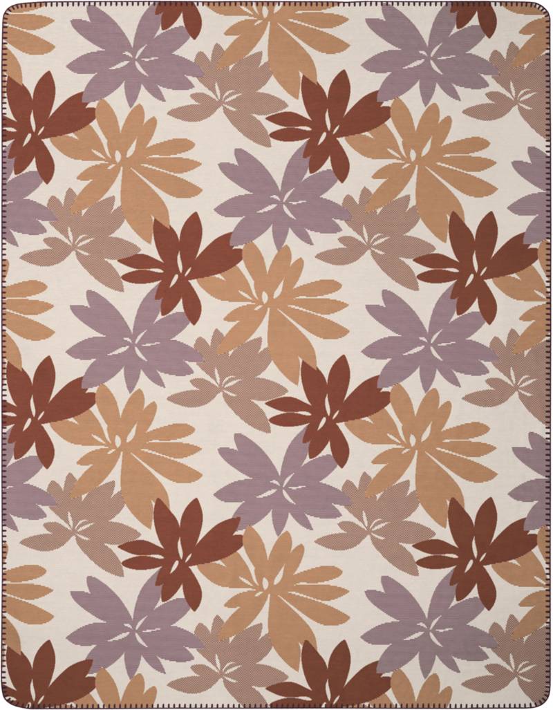 Biederlack Wohndecke »Plumeria Parfait«, mit modermem Blumenmuster von Biederlack
