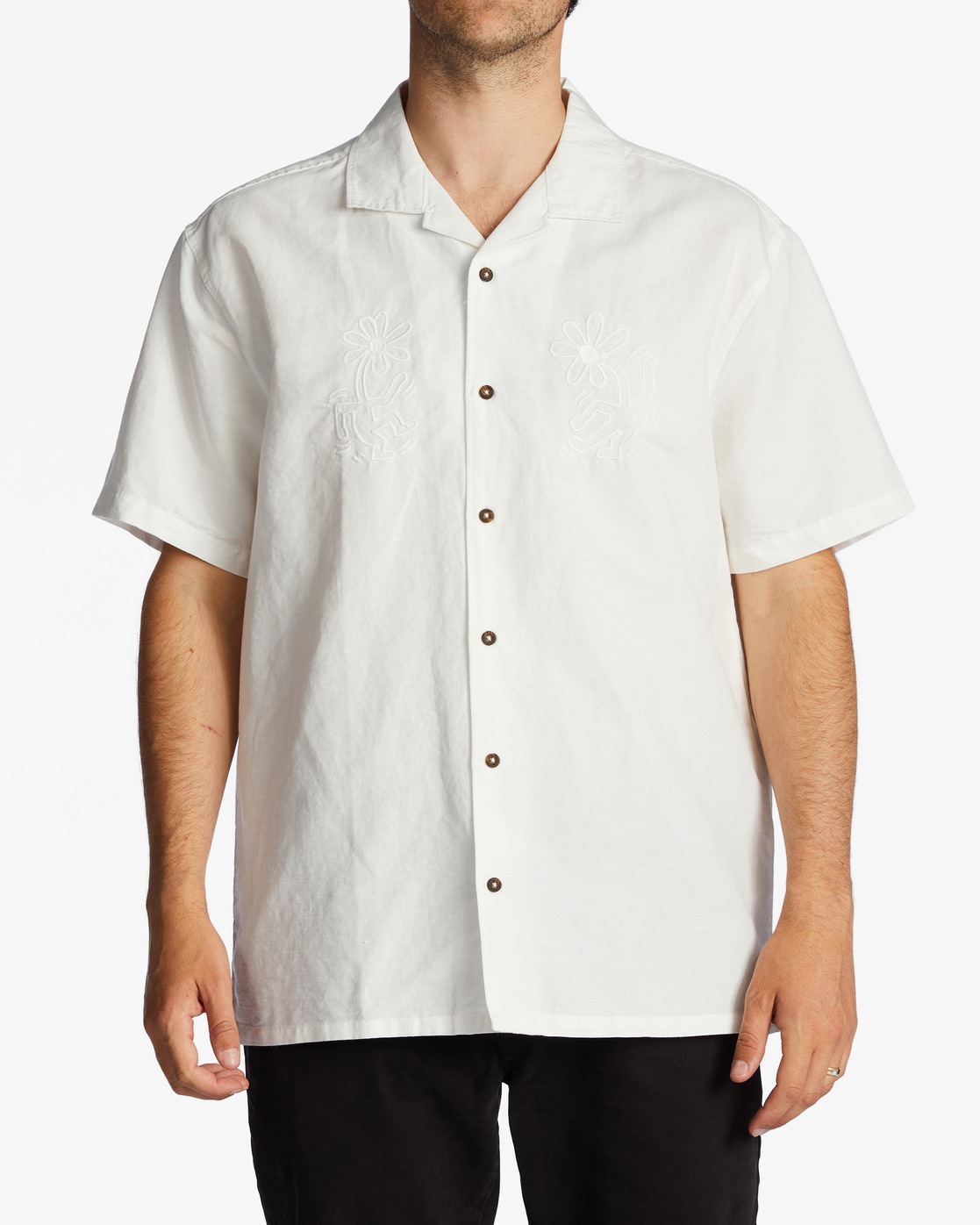 Billabong Kurzarmhemd »Flower Dance Hemp« Billabong Kurzarmhemd »Flower Dance Hemp« von Billabong