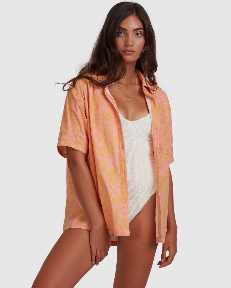 Billabong Kurzarmshirt »Summer Sun Button Thru« von Billabong