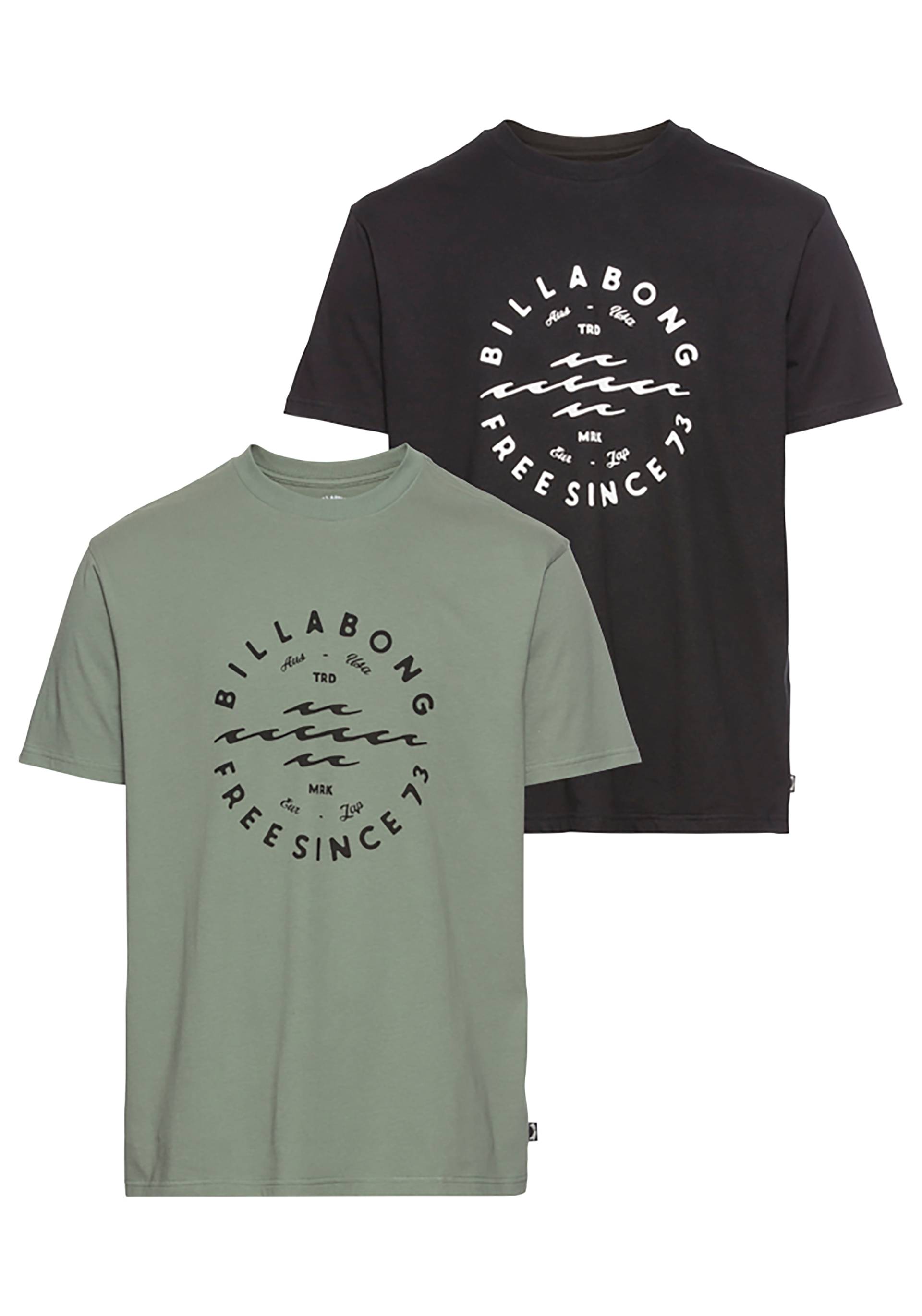 Billabong T-Shirt »BIG DAYS«, (Packung, 2 tlg., Doppelpack), im Doppelpack von Billabong