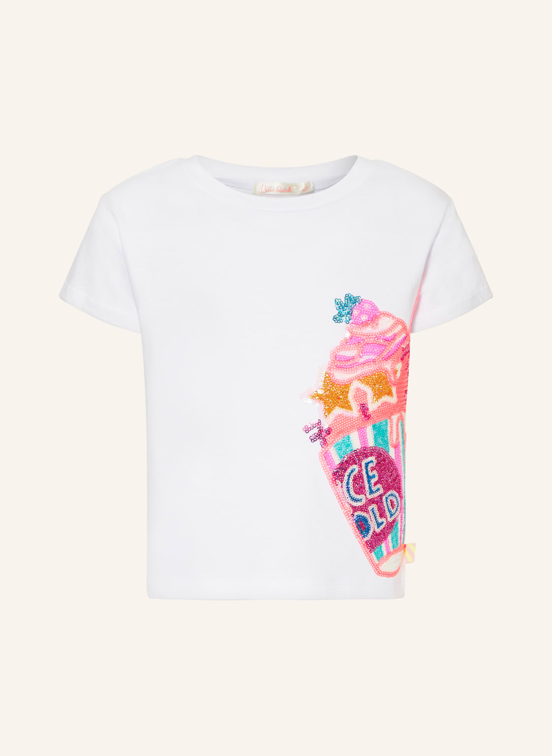 Billieblush T-Shirt Mit Pailletten weiss von Billieblush