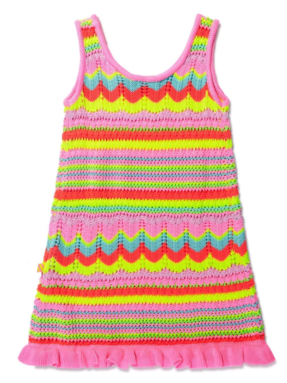 Billieblush crochet-knit sleeveless dress - Pink von Billieblush