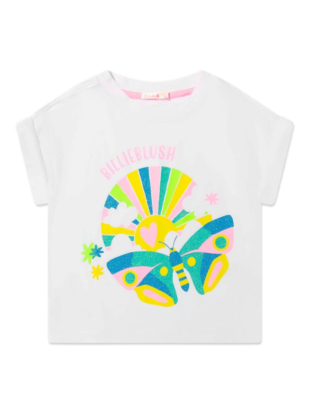 Billieblush graphic-print cotton T-shirt - White von Billieblush