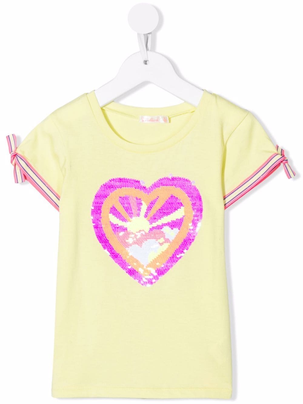 Billieblush heart print fitted T-shirt - Green von Billieblush