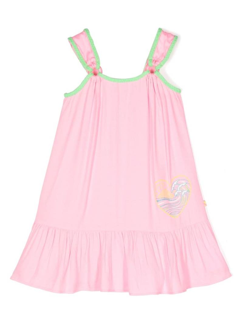 Billieblush logo-print dress - Pink von Billieblush