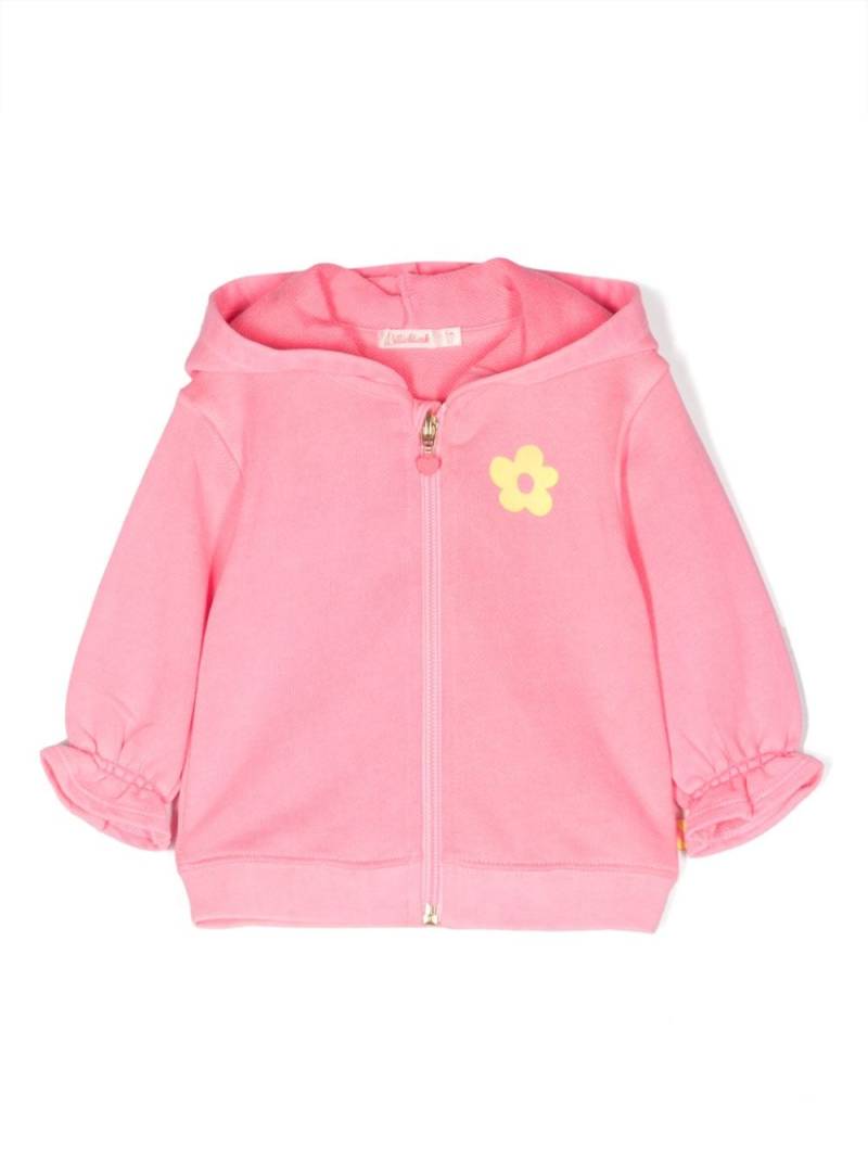Billieblush logo-print hoodie - Pink von Billieblush