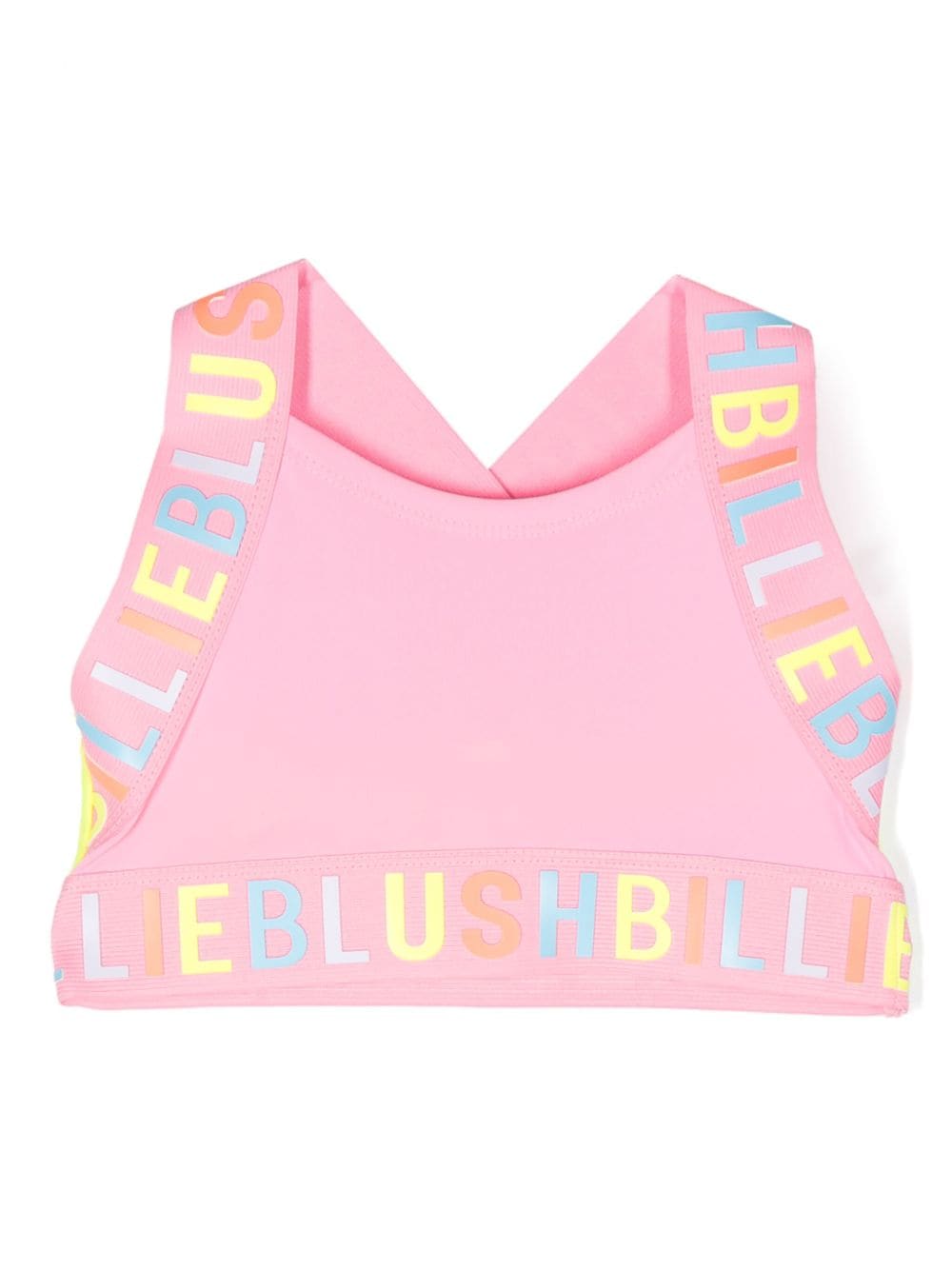Billieblush logo-trim cropped top - Pink von Billieblush