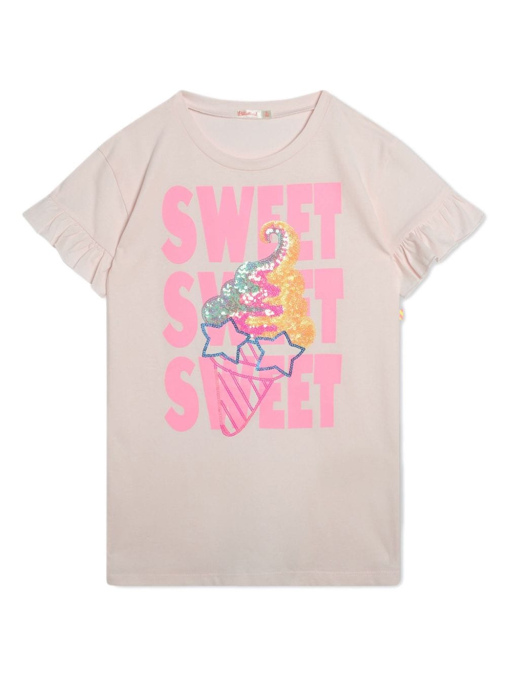 Billieblush slogan-print T-shirt dress - Pink von Billieblush