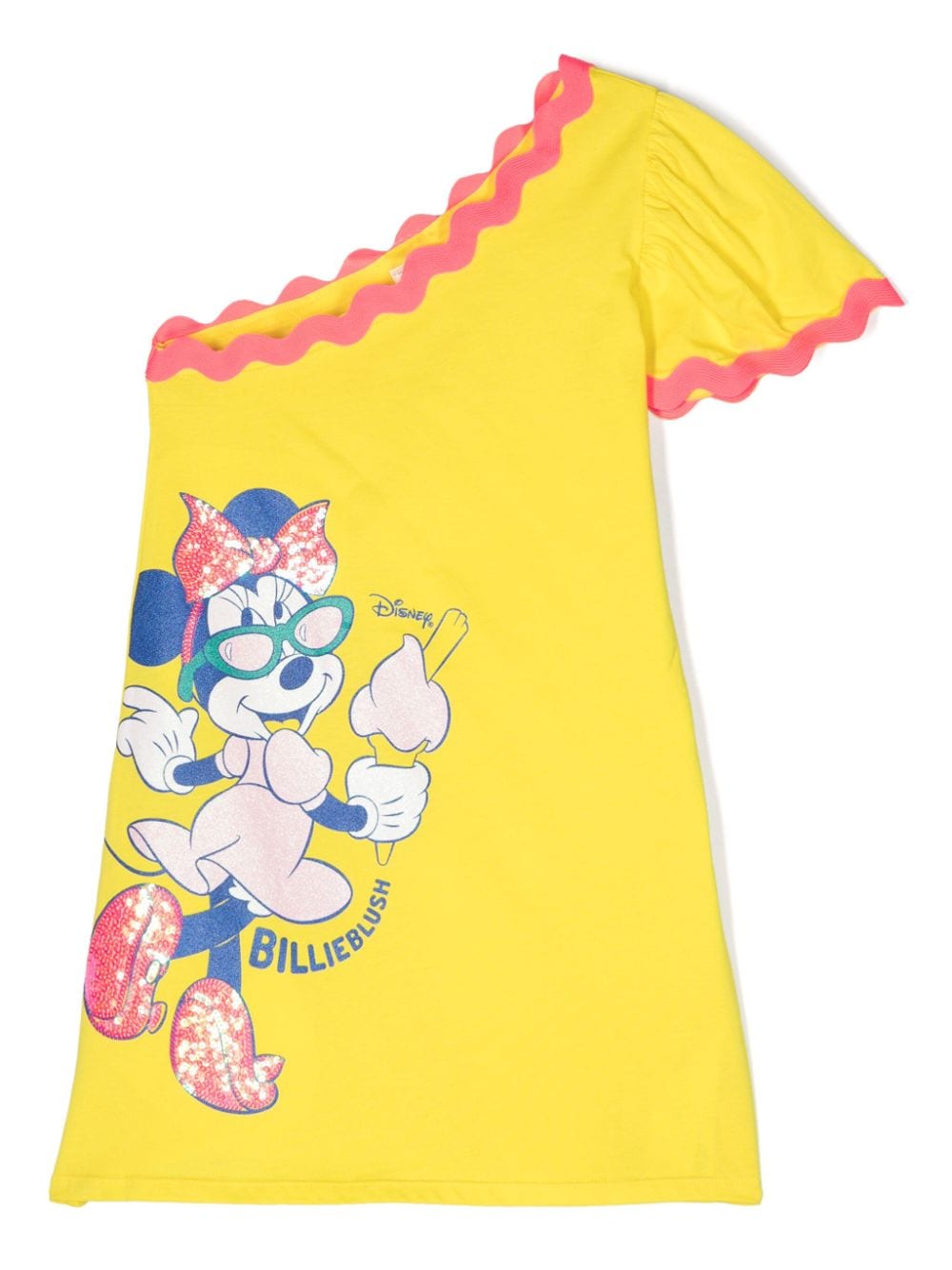 Billieblush x Disney Minnie Mouse-print mini dress - Yellow von Billieblush