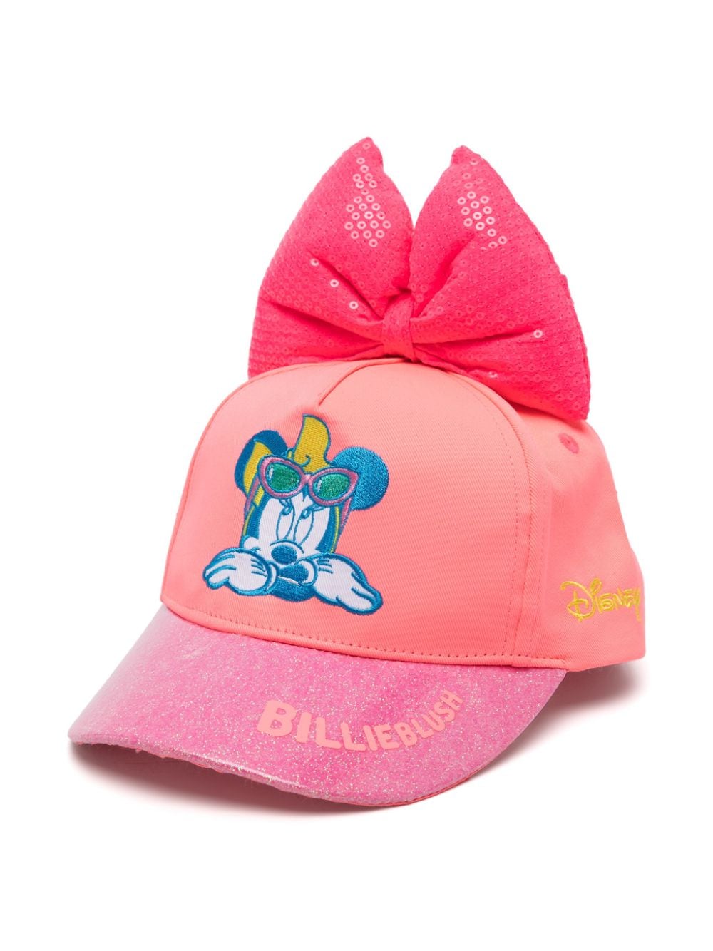 Billieblush x Disney sequined-bow baseball cap - Pink von Billieblush