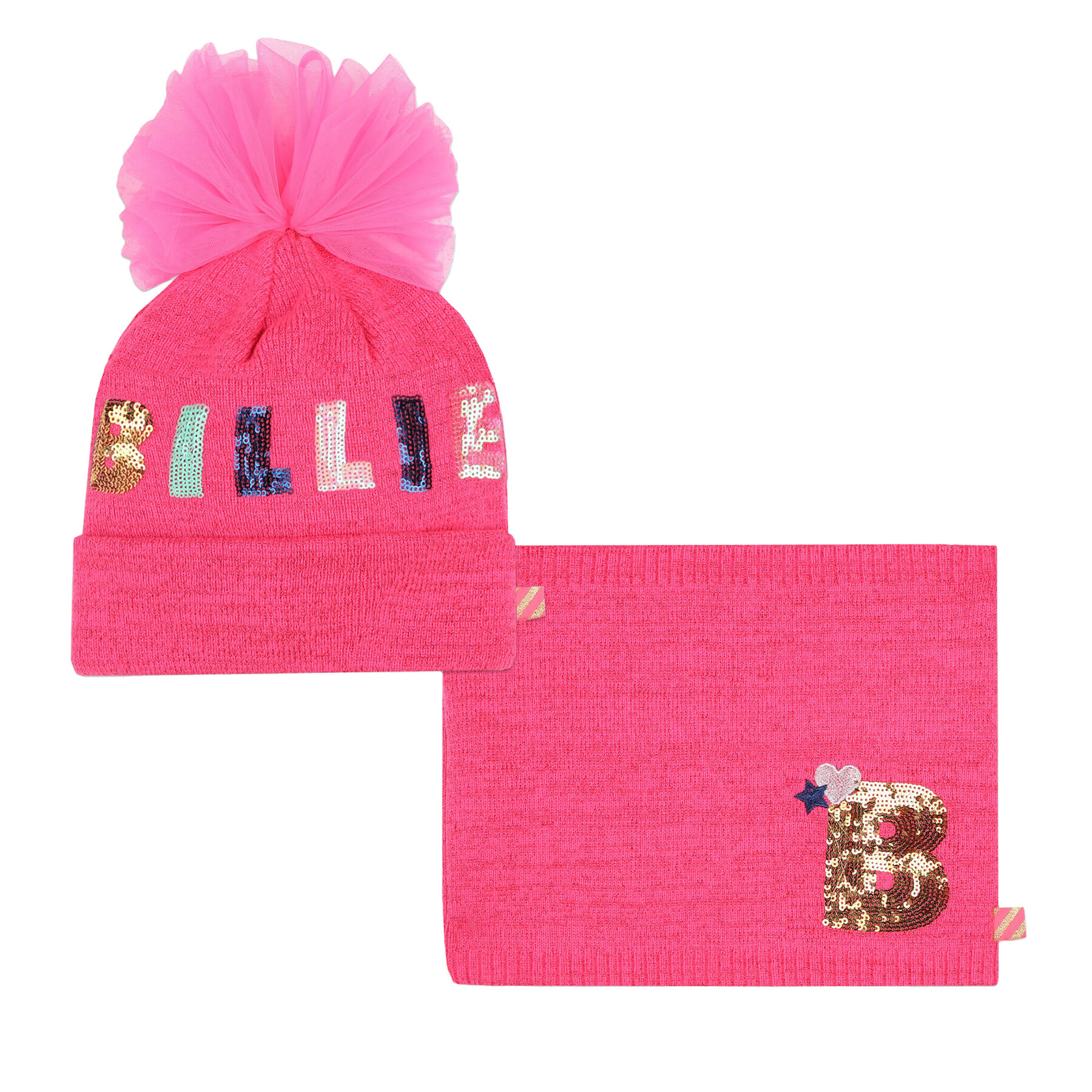 Set Mütze und Loop-Schal Billieblush U20611 Rosa Set Mütze und Loop-Schal Billieblush U20611 Rosa von Billieblush