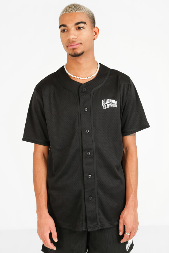 Billionaire Boys Club Baseball Mesh Hemd | Schwarz | Herren  | S von Billionaire Boys Club