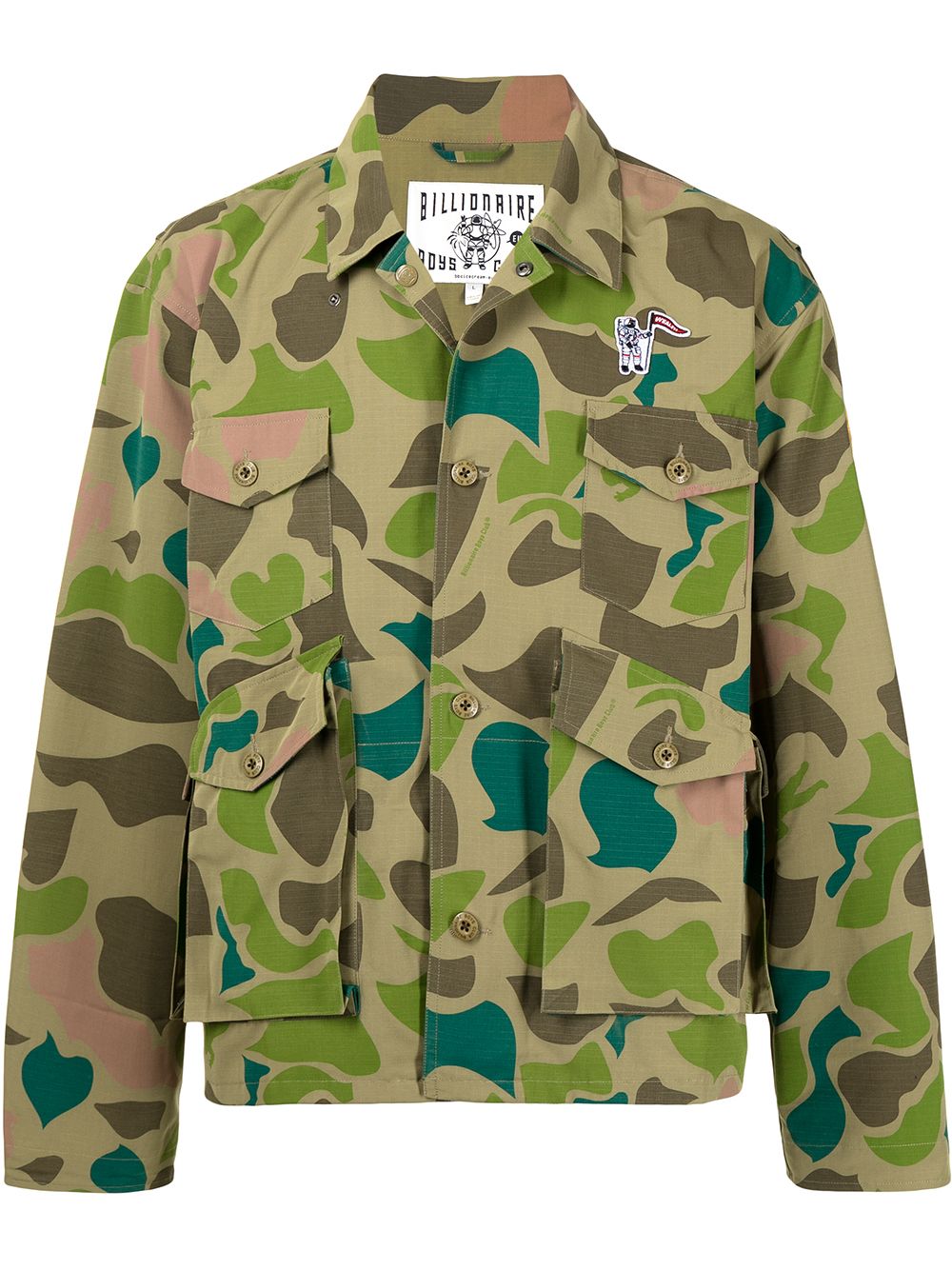Billionaire Boys Club camouflage print jacket - Green von Billionaire Boys Club
