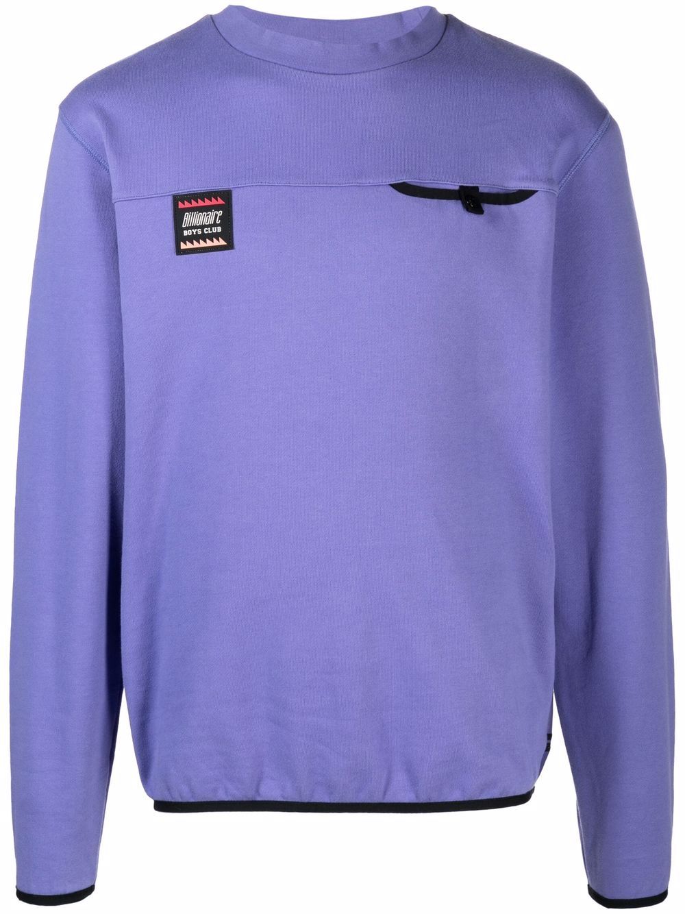 Billionaire Boys Club graphic-print cotton jumper - Purple von Billionaire Boys Club