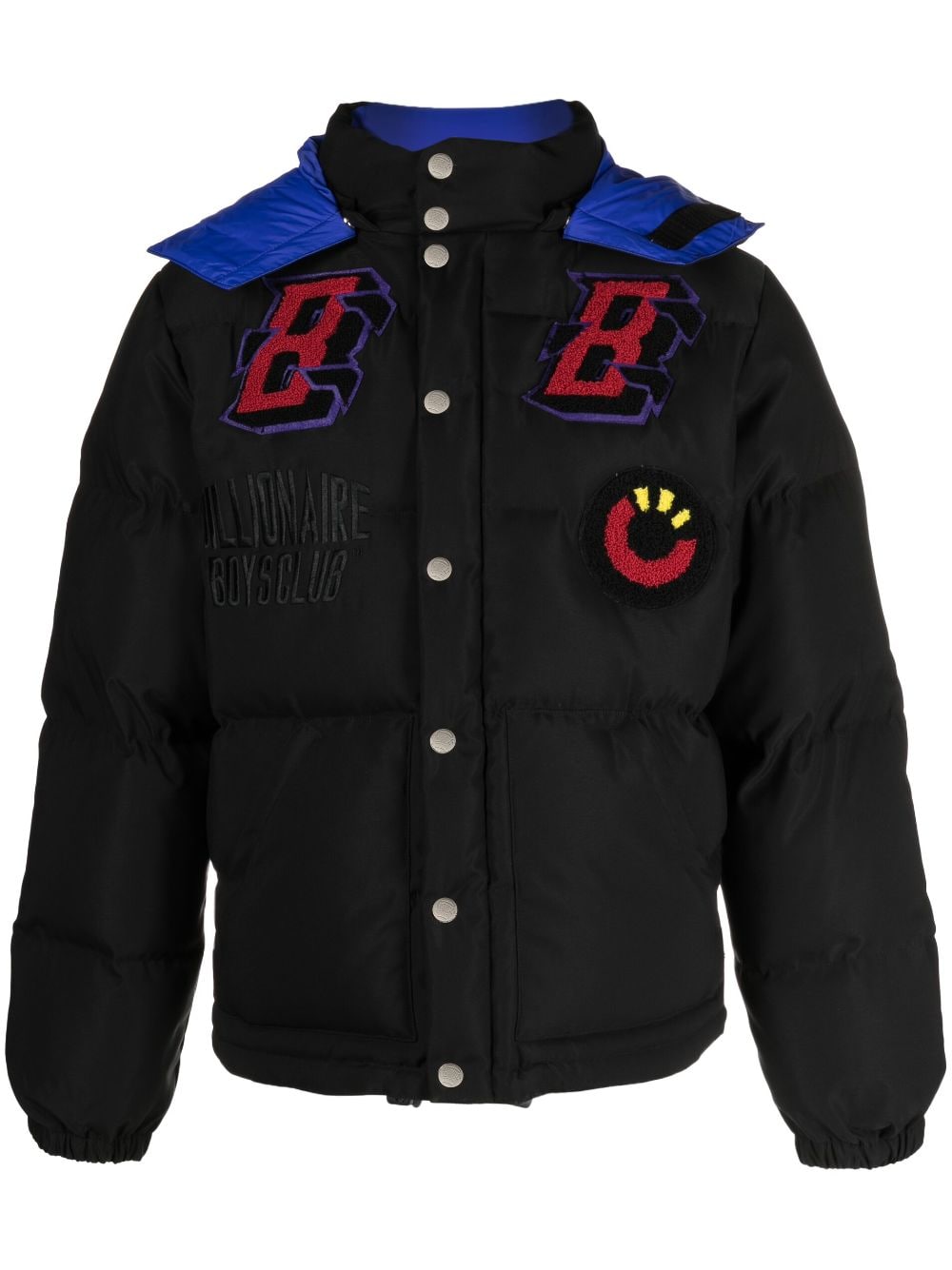 Billionaire Boys Club logo-patch padded jacket - Black von Billionaire Boys Club