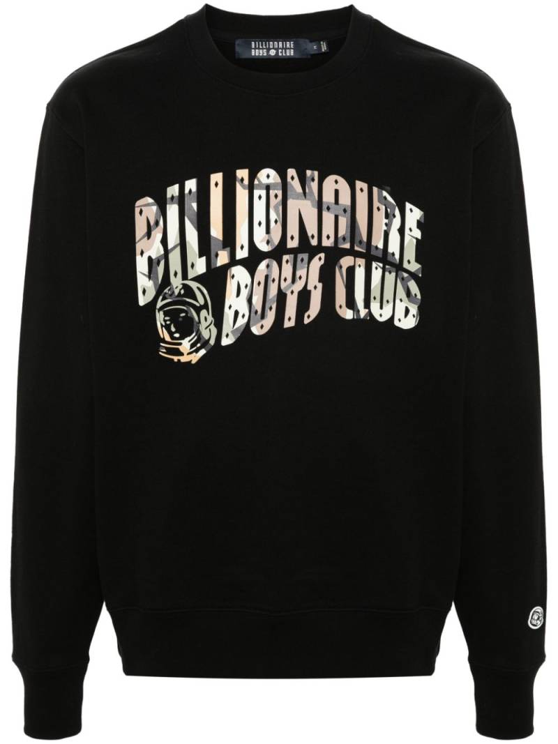 Billionaire Boys Club logo-print cotton sweatshirt - Black von Billionaire Boys Club