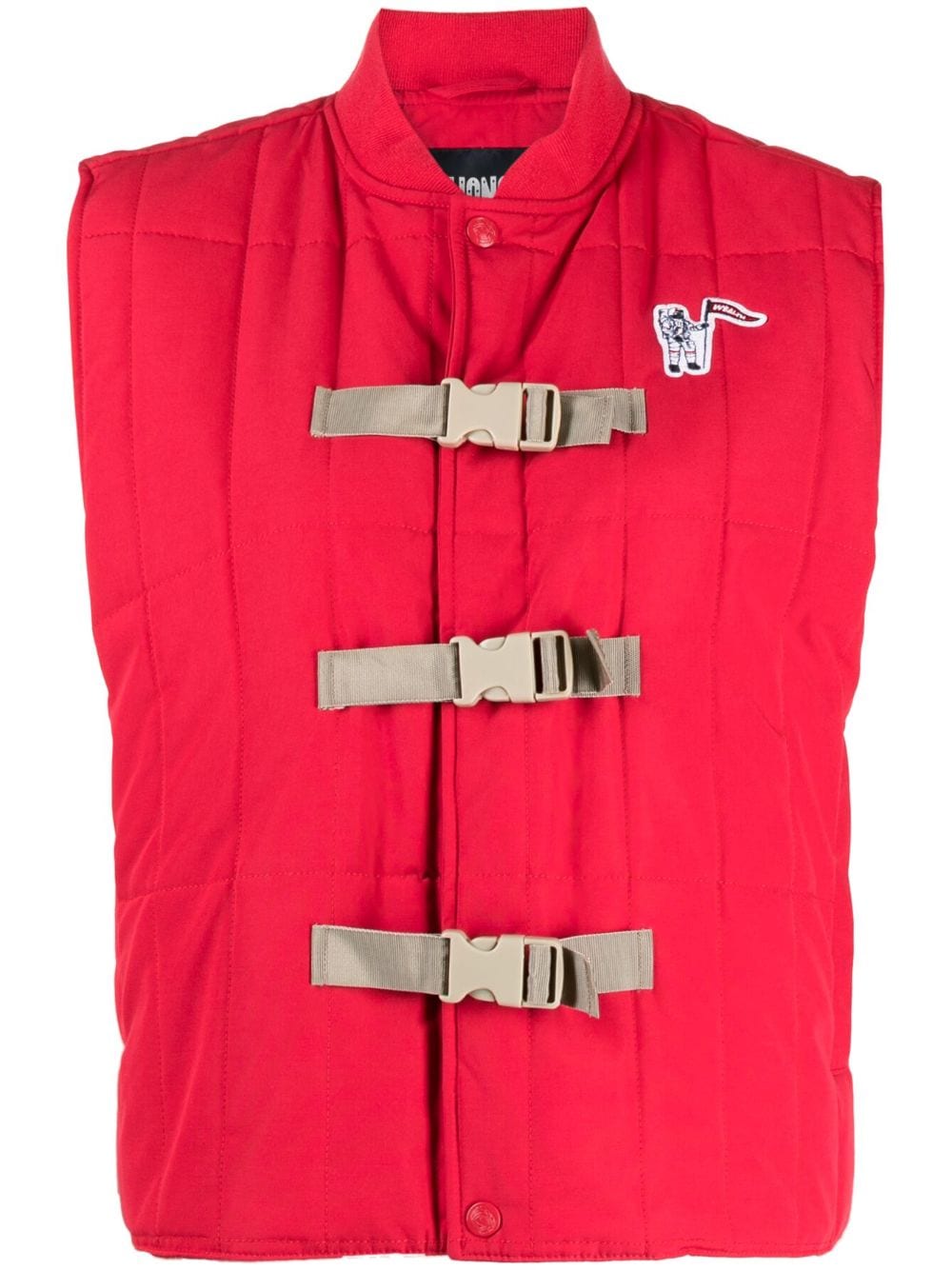 Billionaire Boys Club padded bucked gilet - Red von Billionaire Boys Club