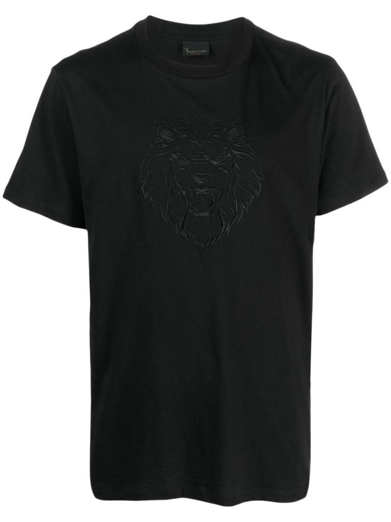 Billionaire embroidered-motif cotton T-shirt - Black von Billionaire