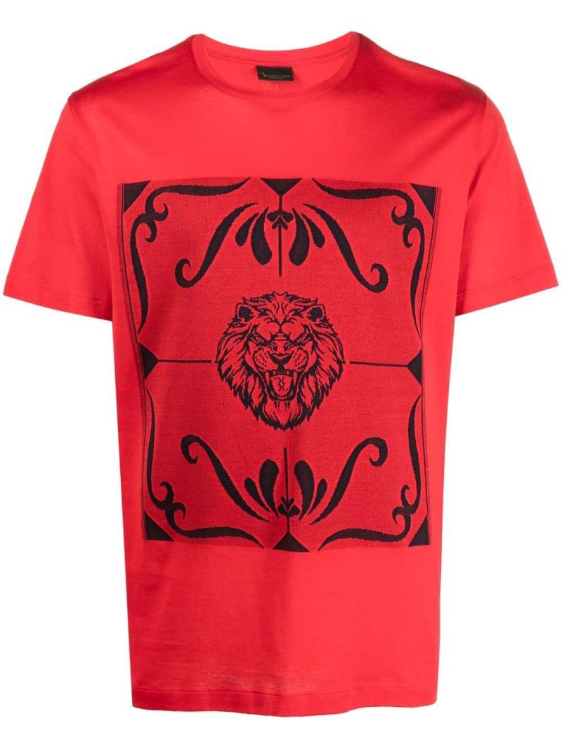 Billionaire graphic-print T-shirt - Red von Billionaire