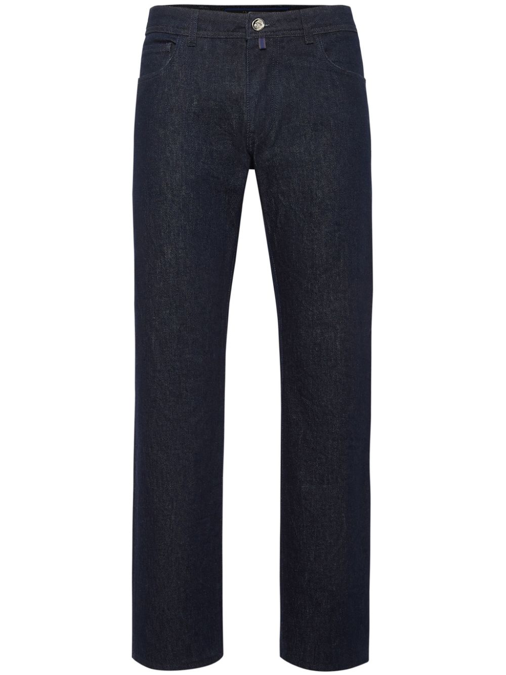 Billionaire logo-appliqué straight-leg jeans - Blue von Billionaire