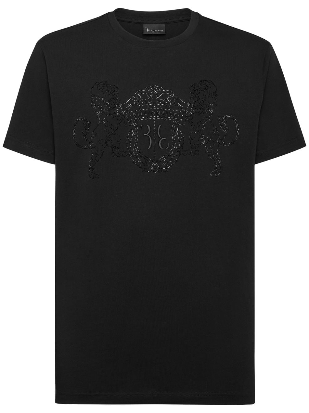 Billionaire logo-embellished cotton T-shirt - Black von Billionaire