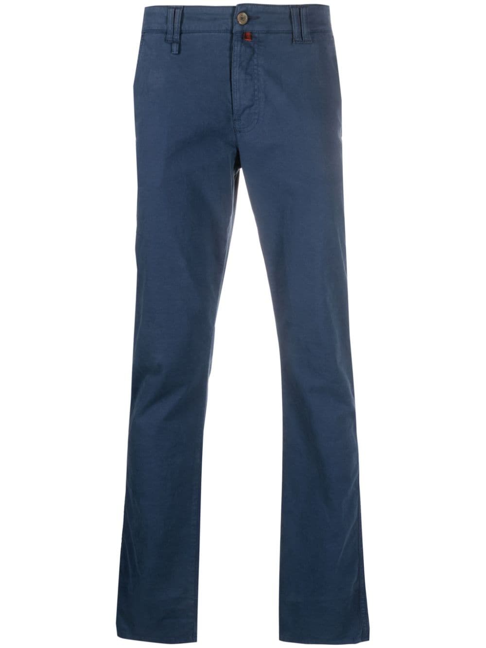 Billionaire logo-embroidered chino trousers - Blue von Billionaire