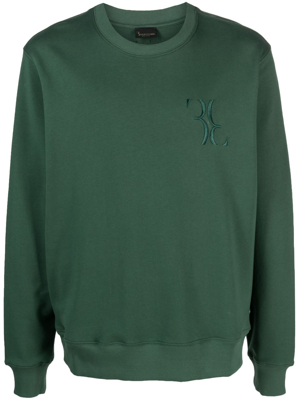 Billionaire logo-embroidered sweatshirt - Green von Billionaire
