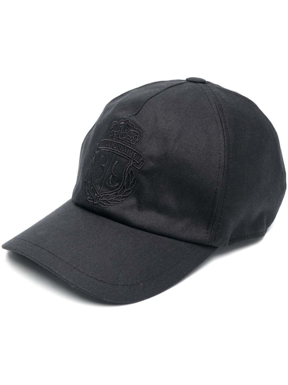 Billionaire logo-embroidery baseball cap - Black von Billionaire