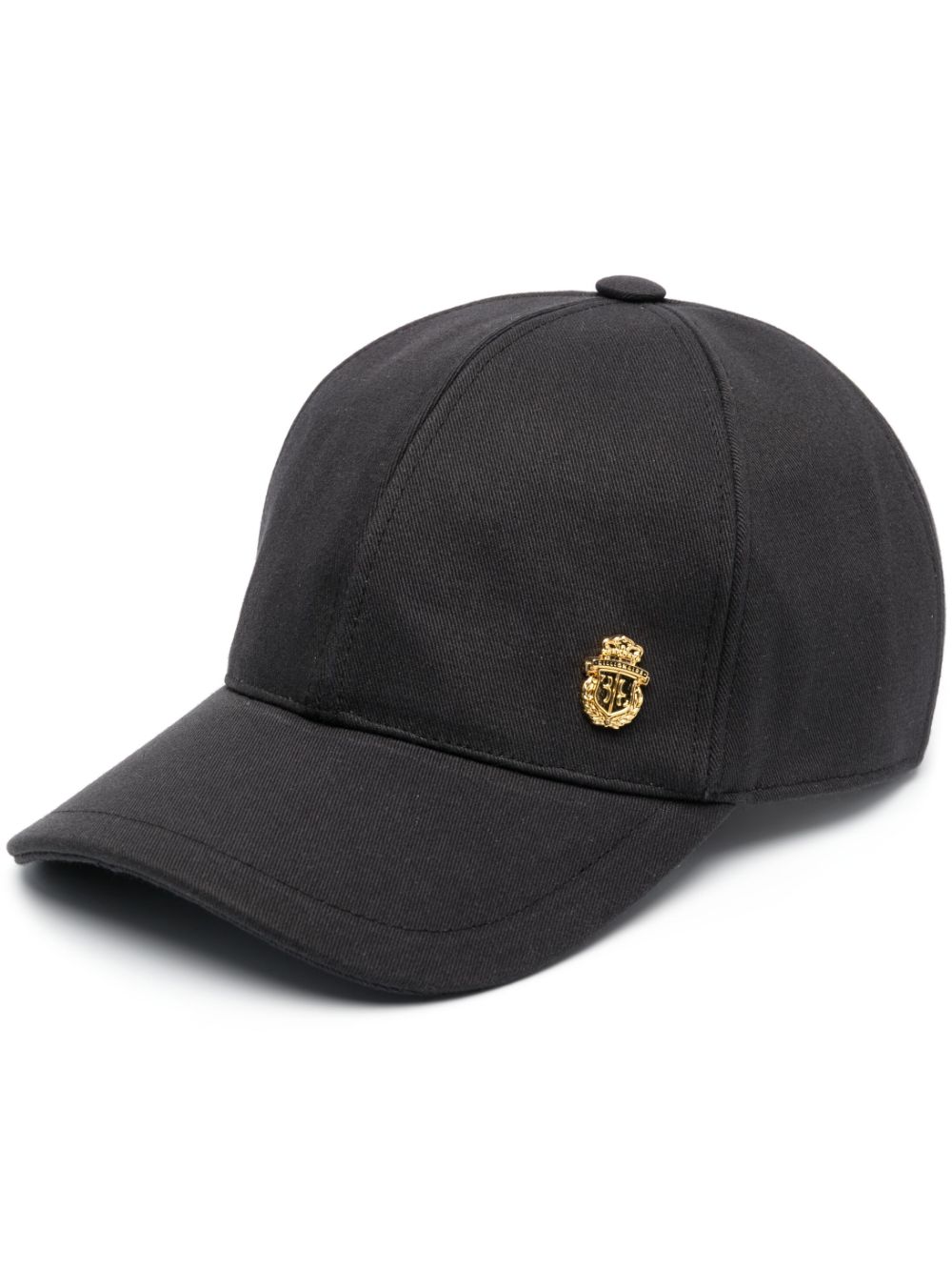 Billionaire logo-plaque canvas cap - Black von Billionaire