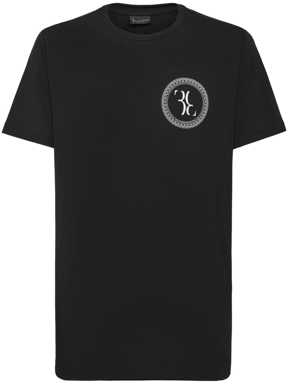 Billionaire logo-print cotton T-shirt - Black von Billionaire