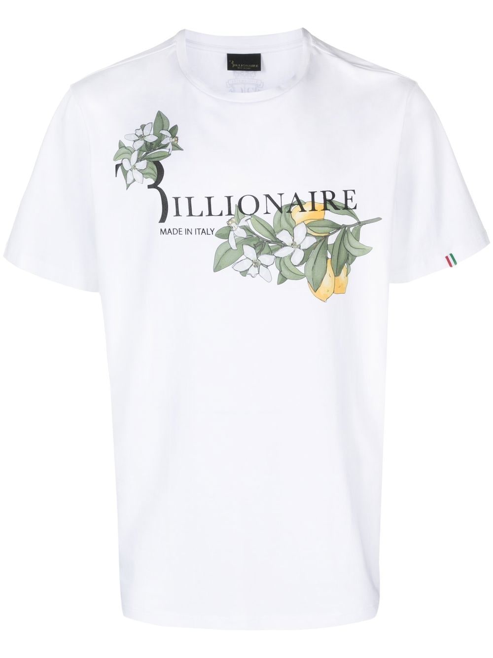 Billionaire logo-print cotton T-shirt - White von Billionaire