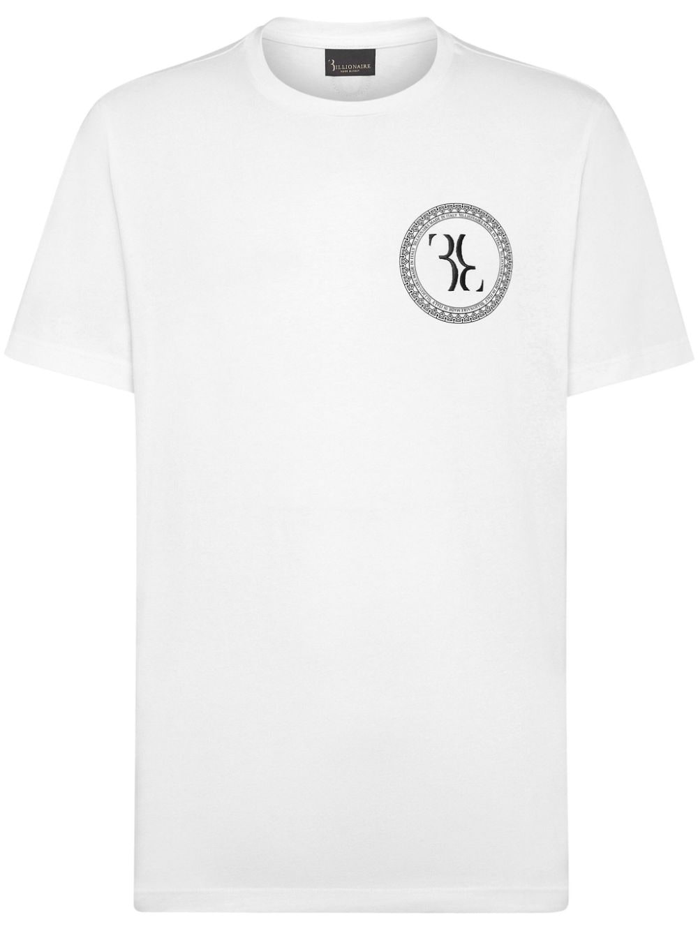 Billionaire logo-print cotton T-shirt - White von Billionaire