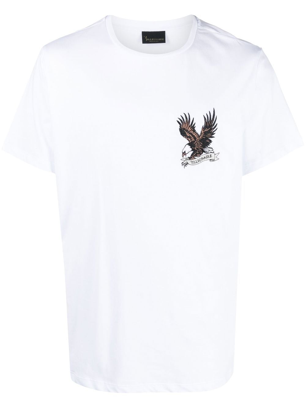 Billionaire logo-print short-sleeved T-shirt - White von Billionaire