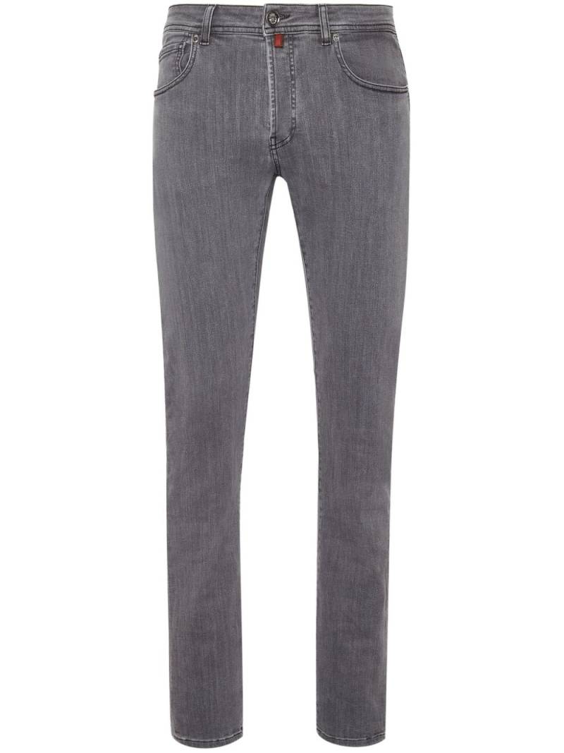 Billionaire low-rise slim-fit jeans - Grey von Billionaire