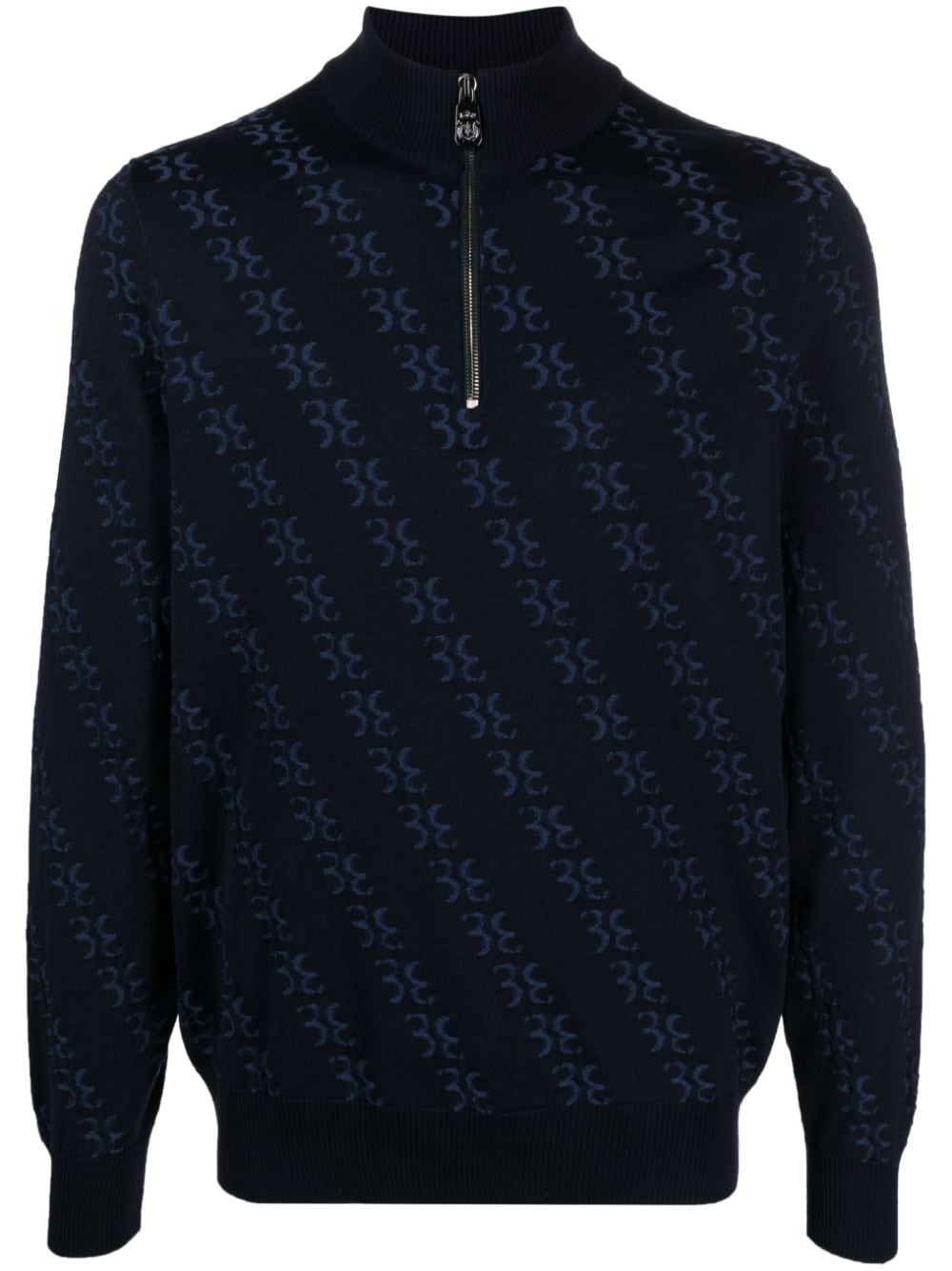 Billionaire merino-blend jumper - Blue von Billionaire