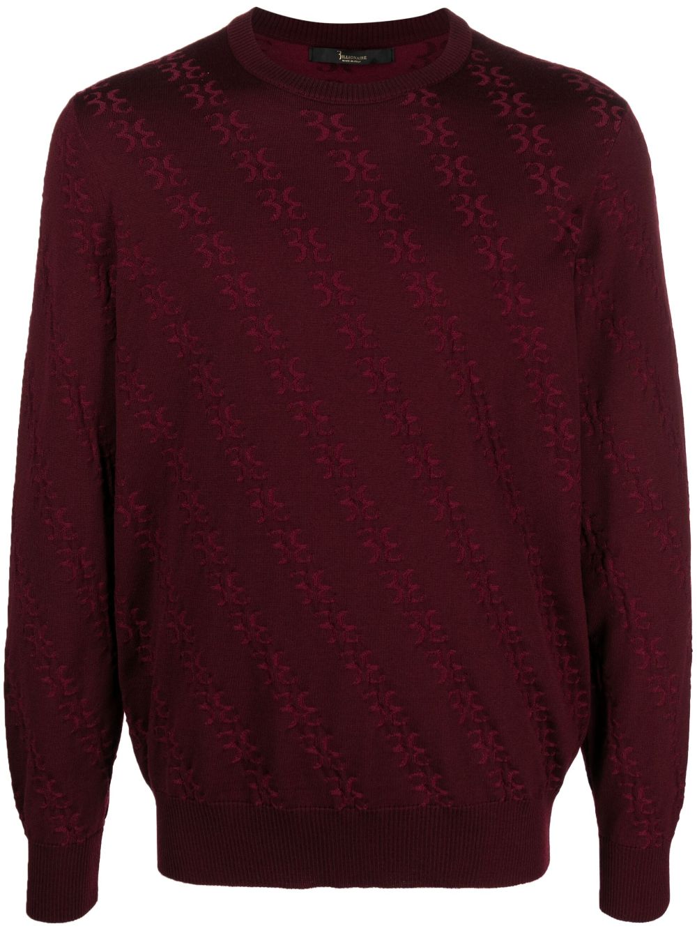 Billionaire merino-blend jumper - Red von Billionaire