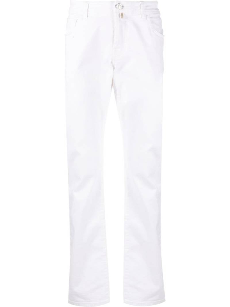 Billionaire mid rise straight leg jeans - White von Billionaire