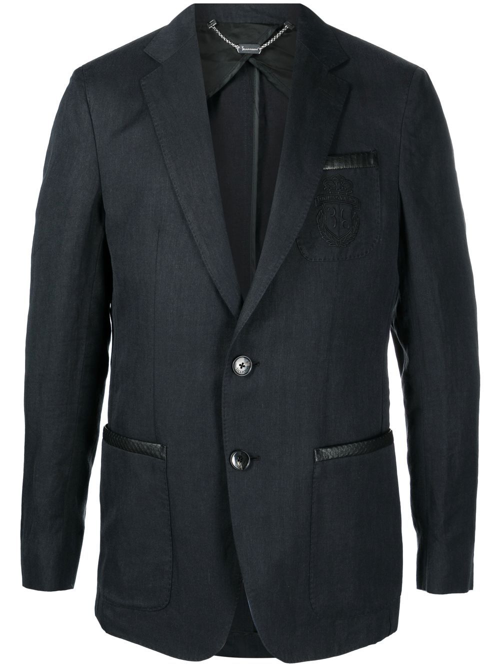 Billionaire single-breasted tailored blazer - Black von Billionaire