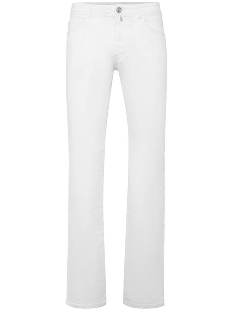 Billionaire straight-leg cotton jeans - White von Billionaire