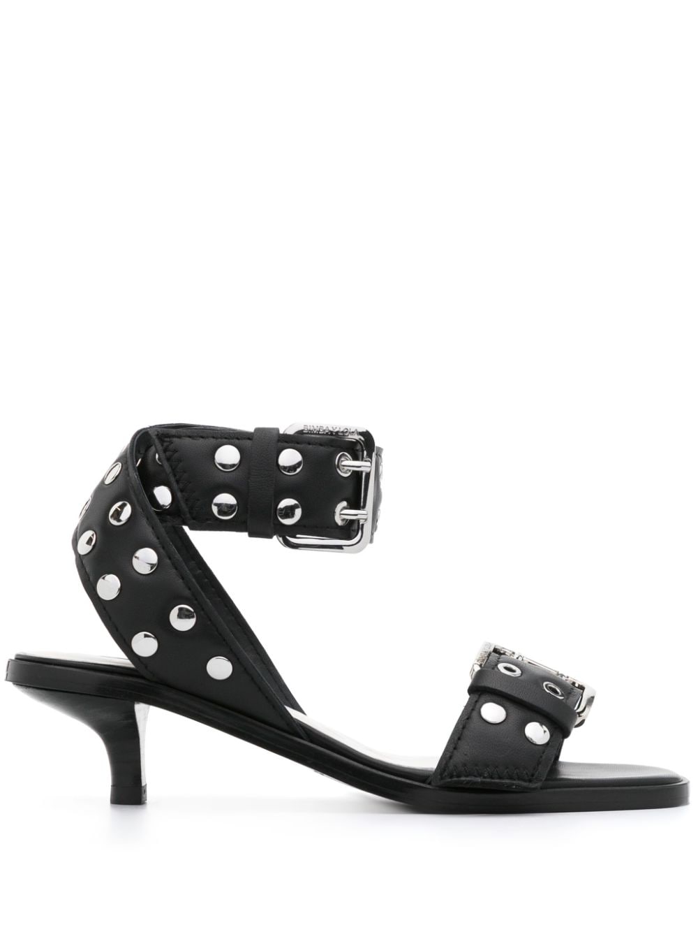 Bimba y Lola 50mm studded leather sandals - Black von Bimba y Lola