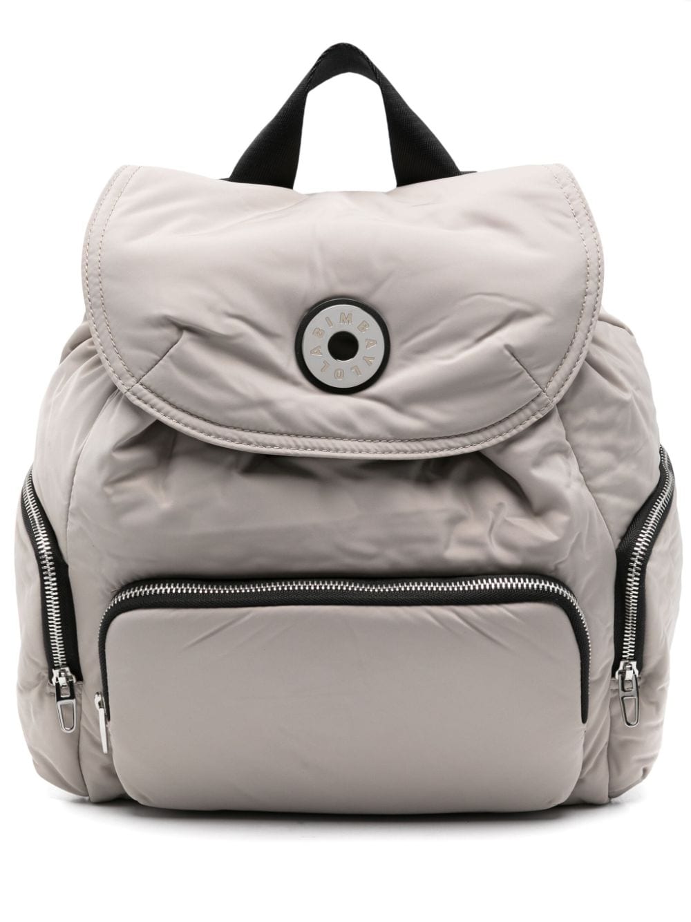 Bimba y Lola Chimo-logo padded backpack - Neutrals von Bimba y Lola