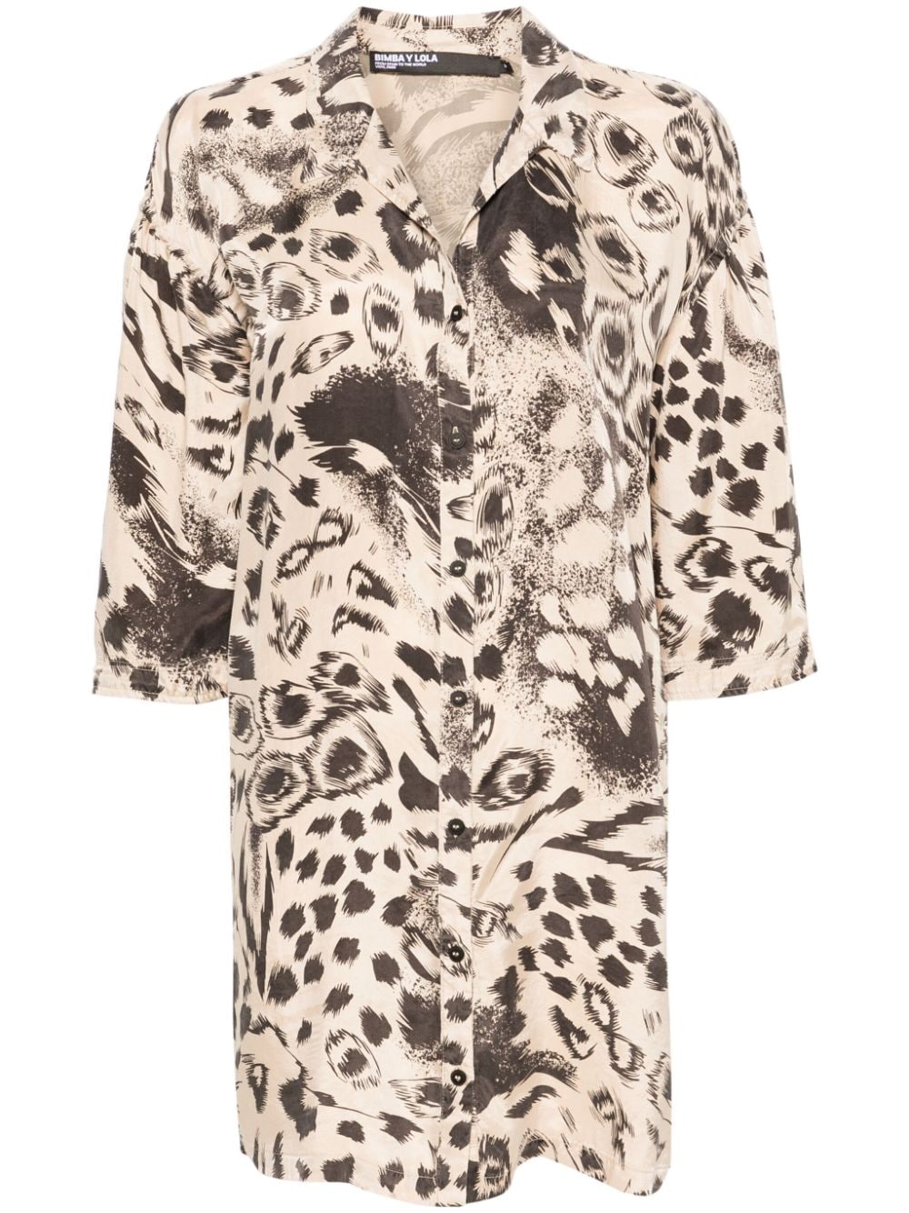 Bimba y Lola animal-print shirt - Brown von Bimba y Lola